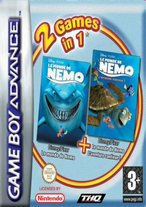 2 In 1 - Monsters En Co & Finding Nemo (N)