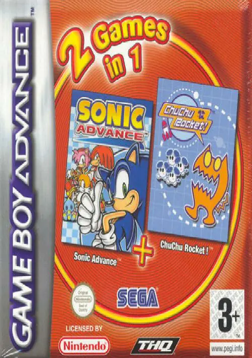 2 In 1 - Sonic Advance & Chuuchu Rocket (J)