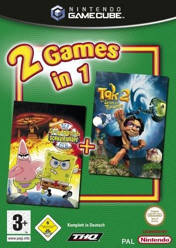 Rom juego 2 Games In 1 Nickelodeon SpongeBob Schwammkopf Der Film Nickelodeon Tak 2 Der Stab Der Traeume  - Disc #2