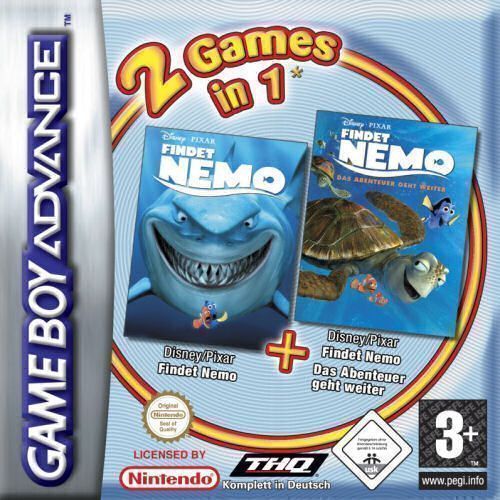 Rom juego 2 en 1 - Findet Nemo & Das Abenteuer Geht Weiter