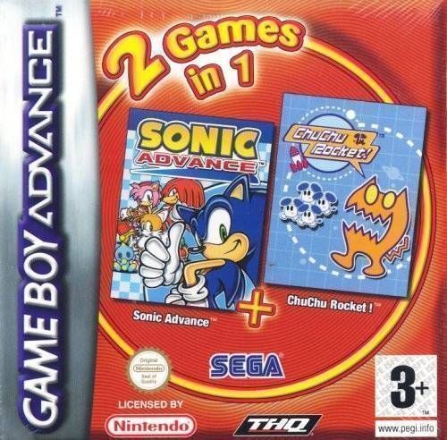 Rom juego 2 en 1 - Sonic Advance & Chu Chu Rocket