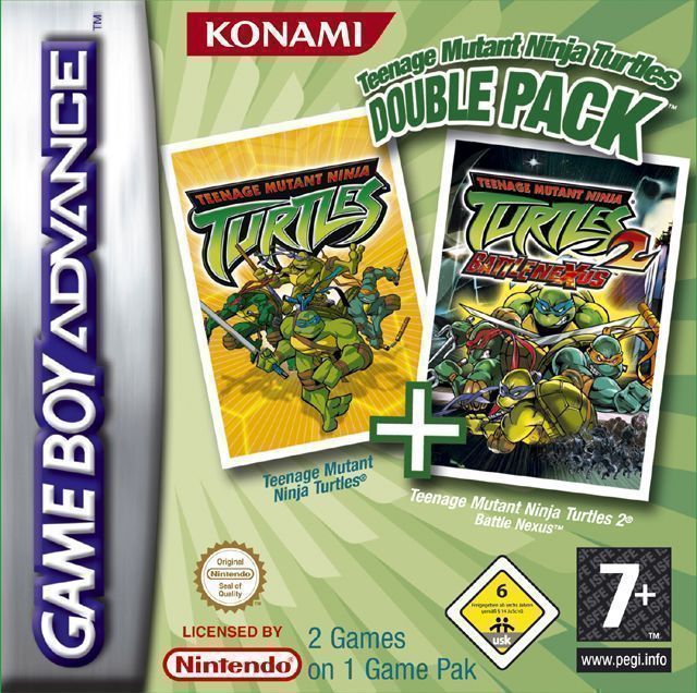 Rom juego 2 en 1 - Teenage Mutant Ninja Turtles Double Pack