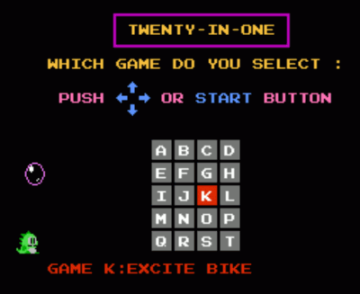Rom juego 20 en 1