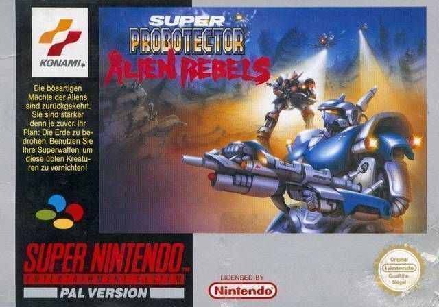 Rom juego Super Probotector - The Alien Rebels