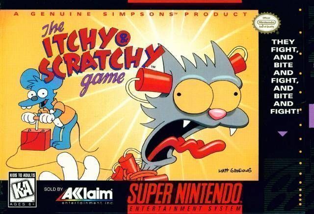 Rom juego Simpsons, The - Itchy & Scratchy