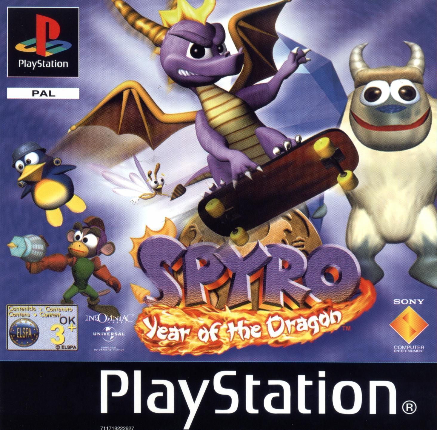 Rom juego Spyro - Year Of The Dragon