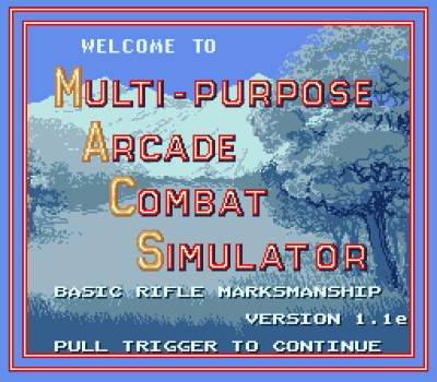 Rom juego M.A.C.S. Basic Rifle Simulator