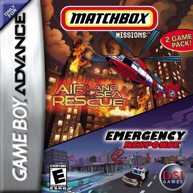 Rom juego 2 en 1 - Matchbox Missions - Emergency Response Air, Land & Sea Rescue