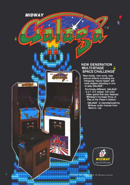 Galaga (Midway set 1 with fast shoot hack)