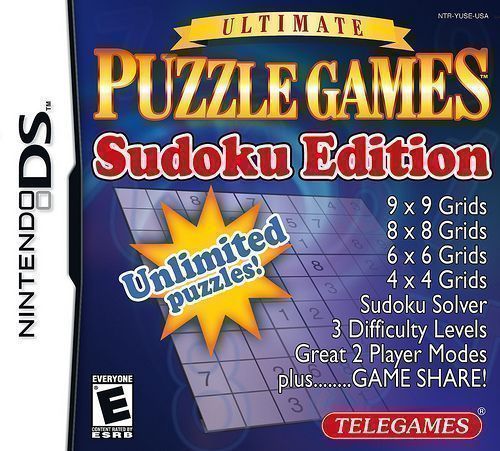 ROM Ultimate Puzzle Games Sudoku Edition Para Nintendo DS NDS 