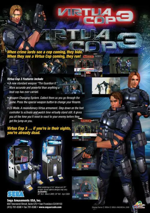 Virtua Cop 3 (Rev B) (GDX-0003B)