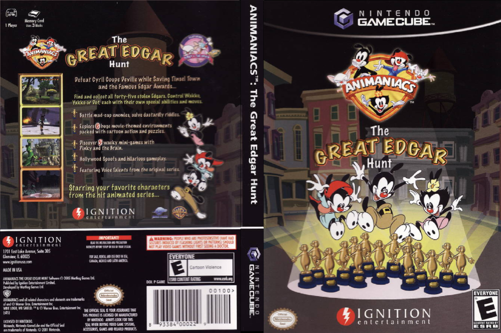 Rom juego Animaniacs The Great Edgar Hunt