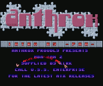 Rom juego Anthrox - Slither Scroller Intro