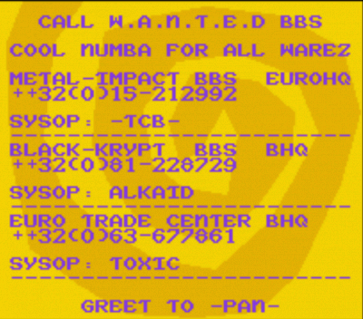 Rom juego AYT BBS Intro