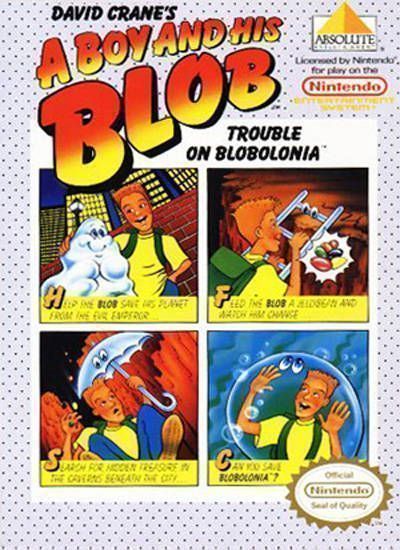 Rom juego Boy And His Blob - Trouble On Blobolonia, A