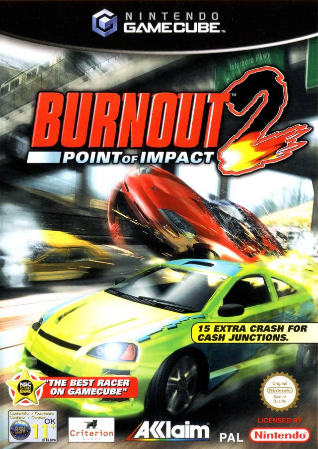Rom juego Burnout 2 Point Of Impact