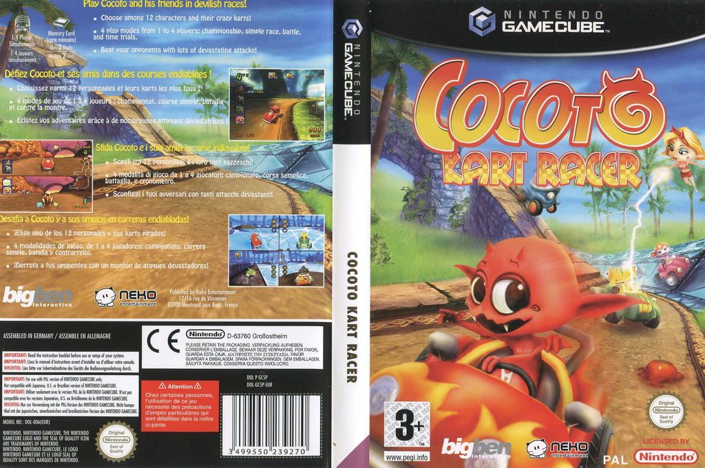 Rom juego Cocoto Kart Racer