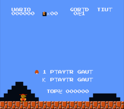 Rom juego Crappy Mario