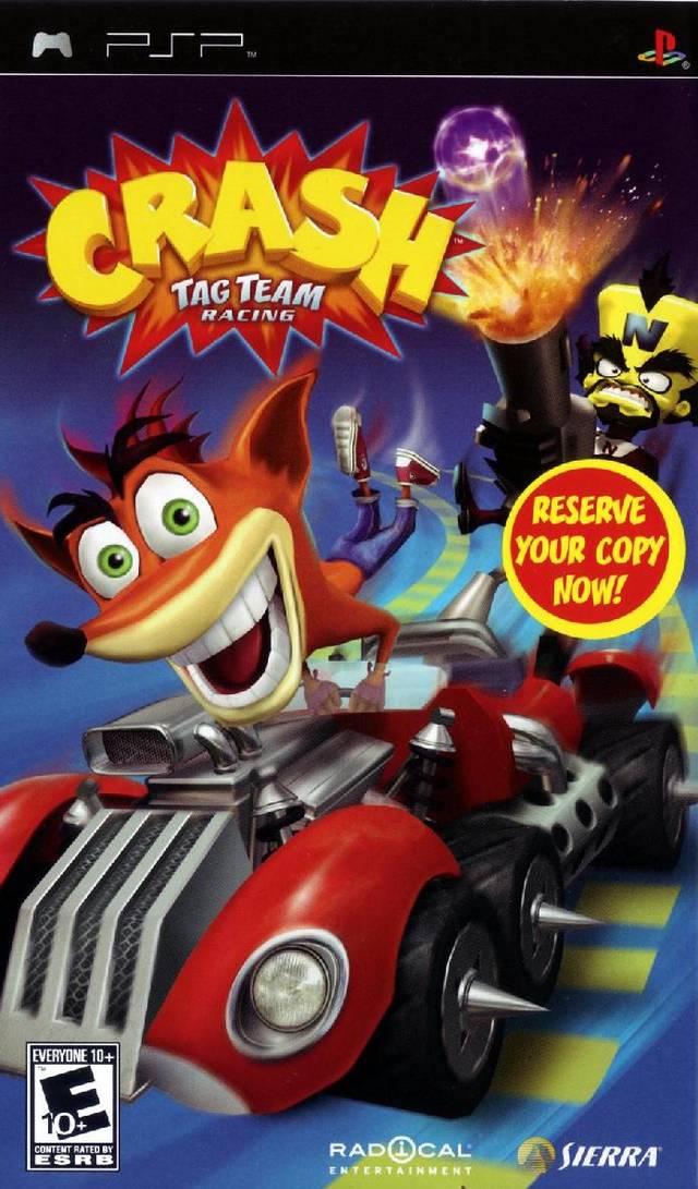 Rom juego Crash Tag Team Racing