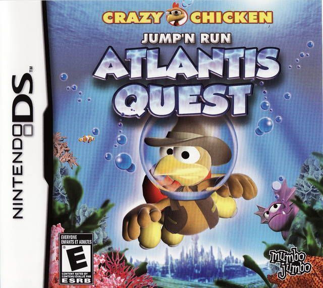Rom juego Crazy Chicken - Jump'n Run - Atlantis Quest