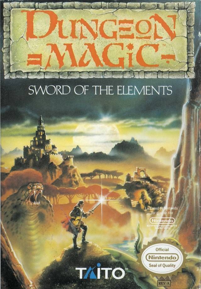 Rom juego Dungeon Magic - Sword Of The Elements