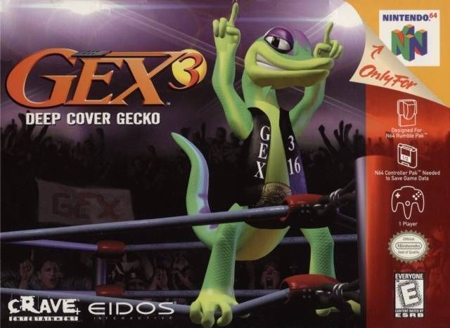 Rom juego Gex 3 - Deep Cover Gecko
