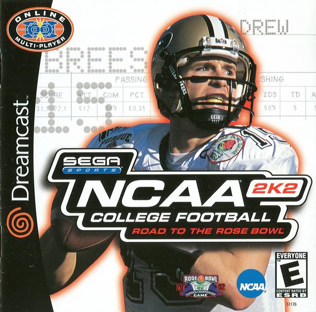 Rom juego NCAA College Football 2K2 Road To The Rose Bowl