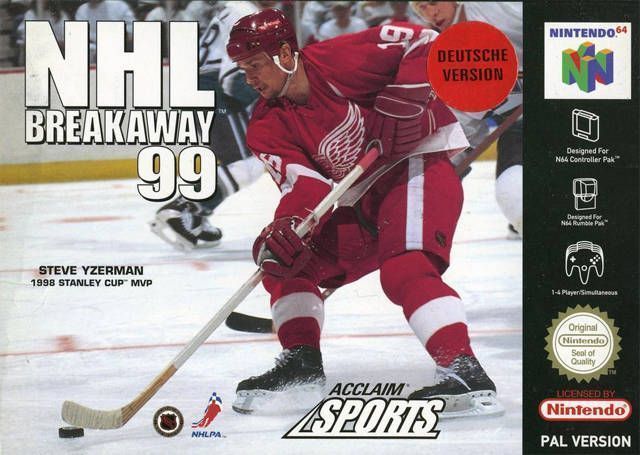 Rom juego NHL Breakaway 99