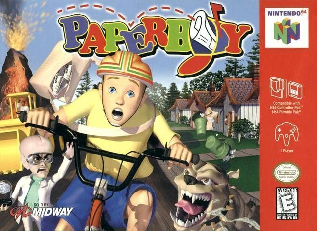 Rom juego Paperboy