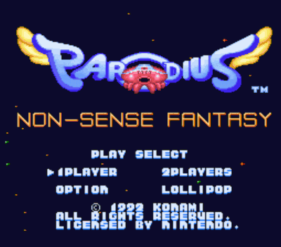 Rom juego Parodius Non-Sense Fantasy