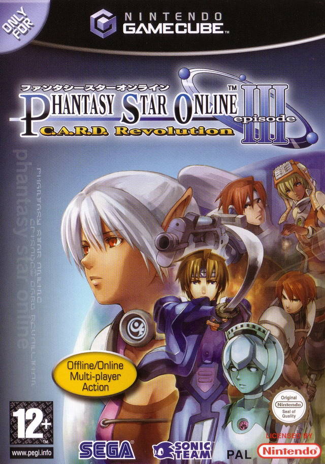 Rom juego Phantasy Star Online Episode III C.A.R.D. Revolution