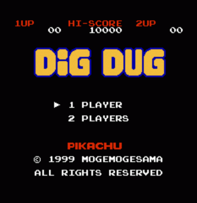 Rom juego Pikachu Dig Dug