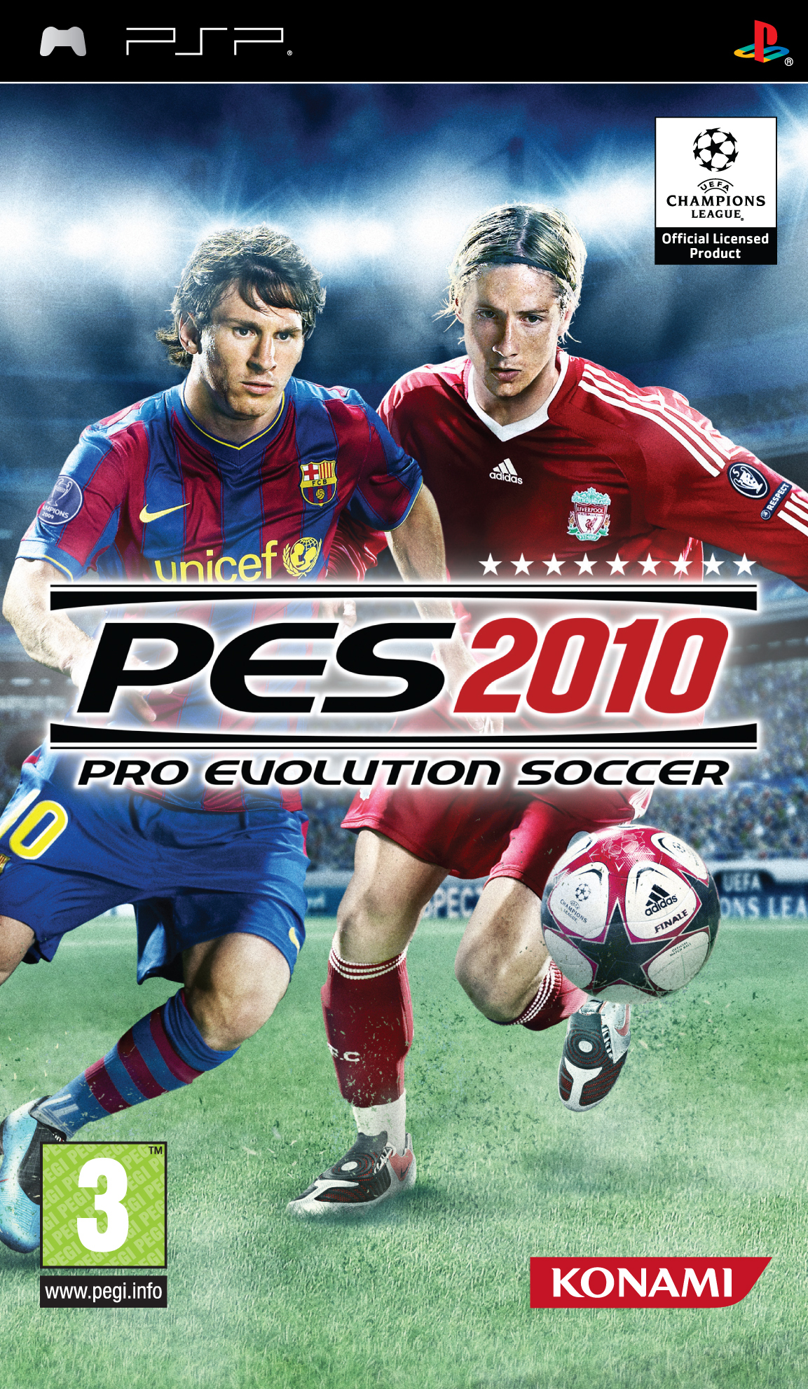Rom juego Pro Evolution Soccer 2010
