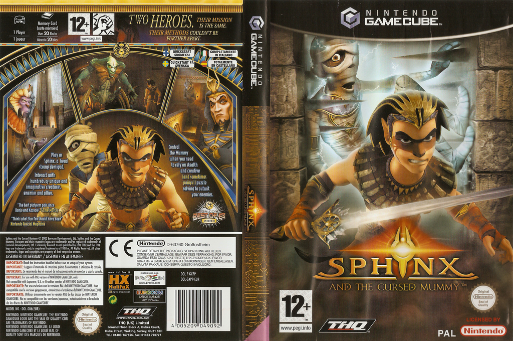 Rom juego Sphinx And The Cursed Mummy