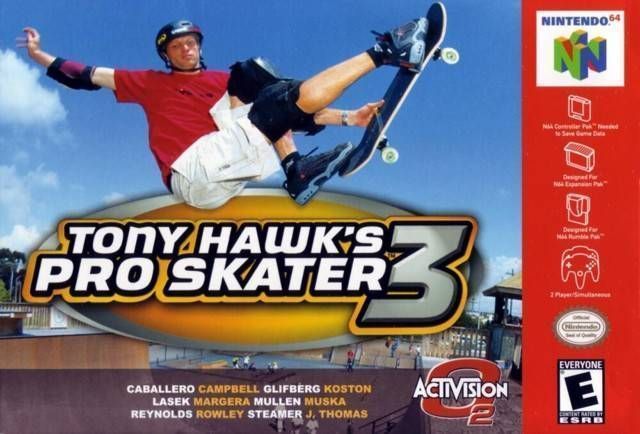 Rom juego Tony Hawk's Pro Skater 3