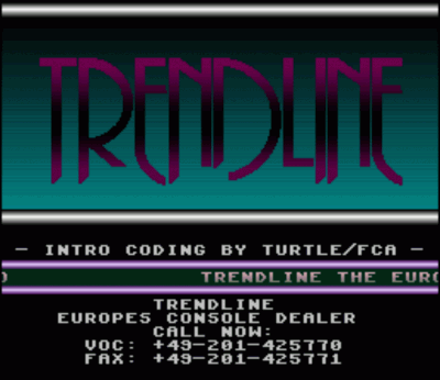 Rom juego Trendline - Flashing Intro