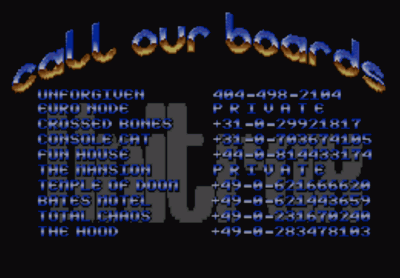 Rom juego Unitrax - BBS Intro