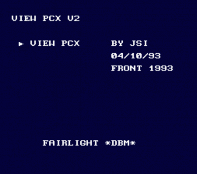Rom juego View PCX - Fairlight DBM